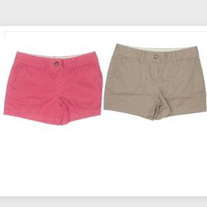 Bundle of 2 Ann Taylor LOFT Khaki Shorts